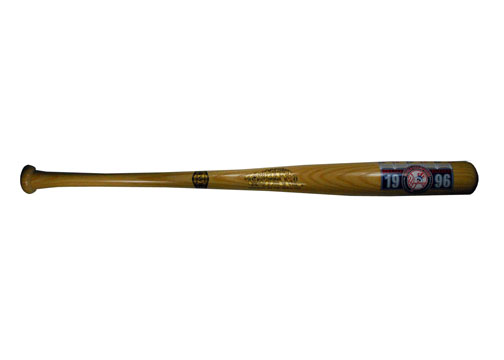 1996 Cooperstown NY Yankees World Champions Series Special Edition Bat